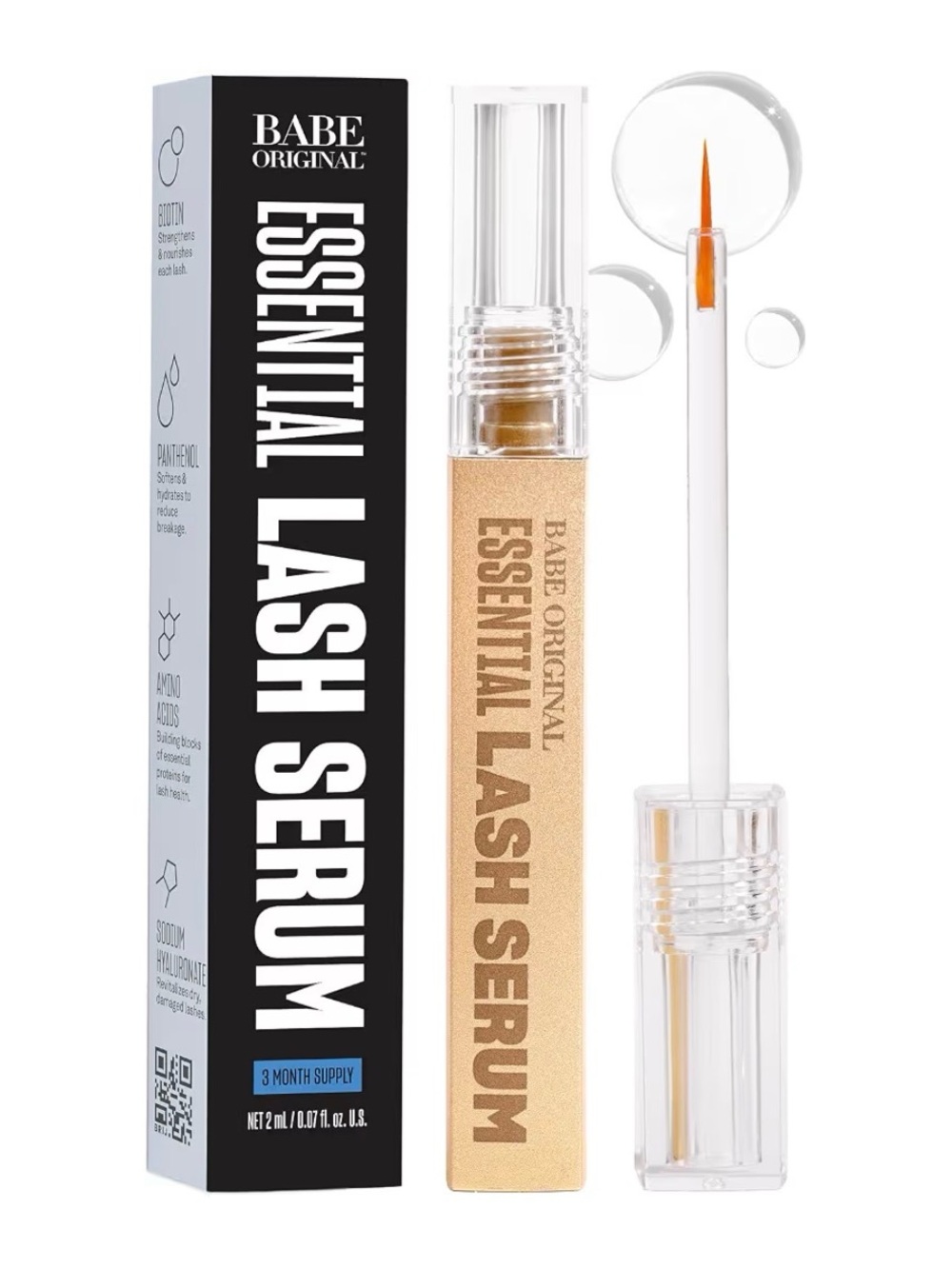 Babe Original Essential Lash Serum — Gold Conditioning Formula